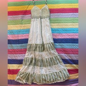 ANISA Crochet‎ Boho Beach Midi Dress